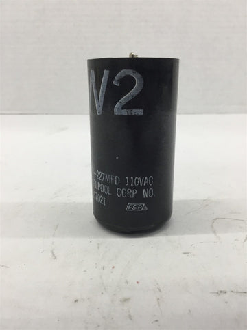 Aero M 189-227MFD Capacitor 110 Vac