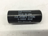 Maytag 216-259MFD Capacitor 115 Vac 60 Hz