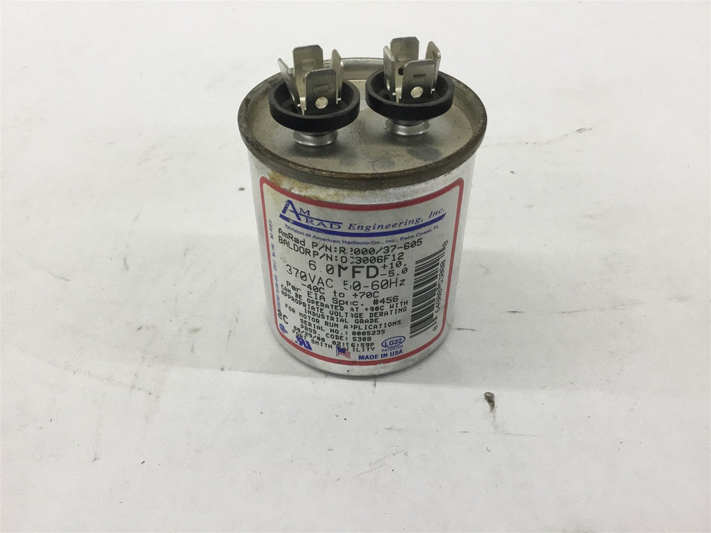 Am RAD R2000/37-605 Capacitor 50/60 Hz