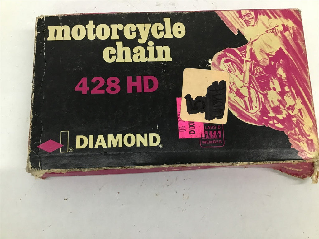 Diamond 428HD Motorcycle Chain Pitch 1/2 Width 5/16 Pitches 110