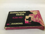 Diamond 428HD Motorcycle Chain Pitch 1/2 Width 5/16 Pitches 110
