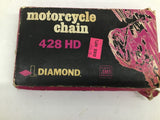 Diamond 428 HD Motorcycle Chain Pitch 1/2 Width 5/16 Pitches 116