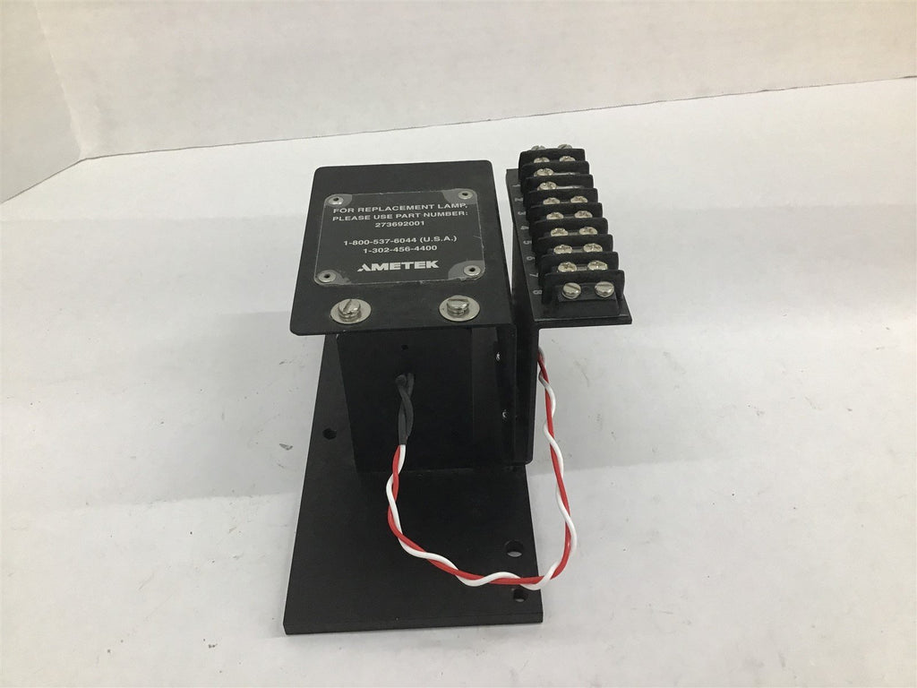 Ametek MDM Press HG VPR SCR Base 255511001 Lamp