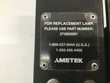 Ametek MDM Press HG VPR SCR Base 255511001 Lamp