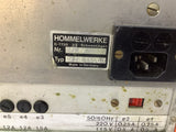 Hommel Werke D-32.2600 Test Master