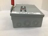 GE TH3361 Safety Switch 600 Volts 30 Amp Type 1