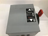 GE TC35321 Double Throw Safety Switch 30 Amp 240 Vac