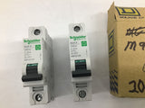 Schneider M9F22120 Breaker 20 Amp 1 Pole 2 Per Box