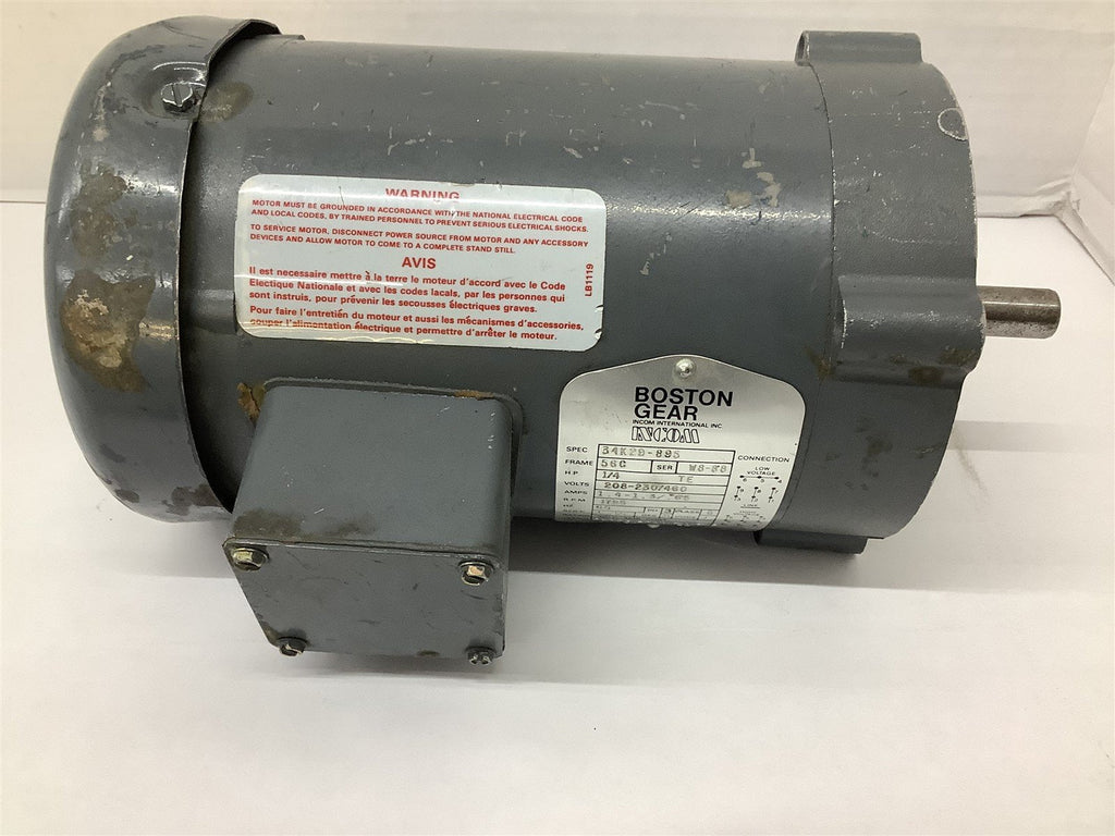 Boston Gear Incom International 34K29-895 56C-FR 1/4HP 208-230/460V 1725RPM 60HZ