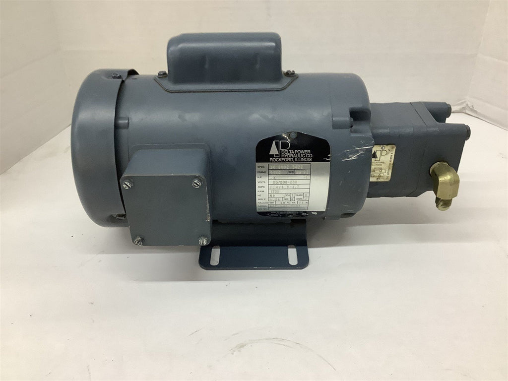 Delta Power Hydraulic 34-6092-5422 AC Motor 56YZ-FR .5HP 115/208-230V 1725RPM
