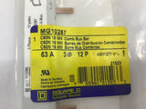 SQUARE D MULTI 9 18mm COMB BUS BARS MG10285 63AMP 12POLE 1PH Lot Of 4