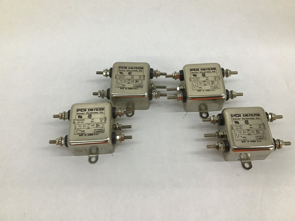 Power Dynamics PDI EMI Filter 125/250V PE20PS- Lot of 4