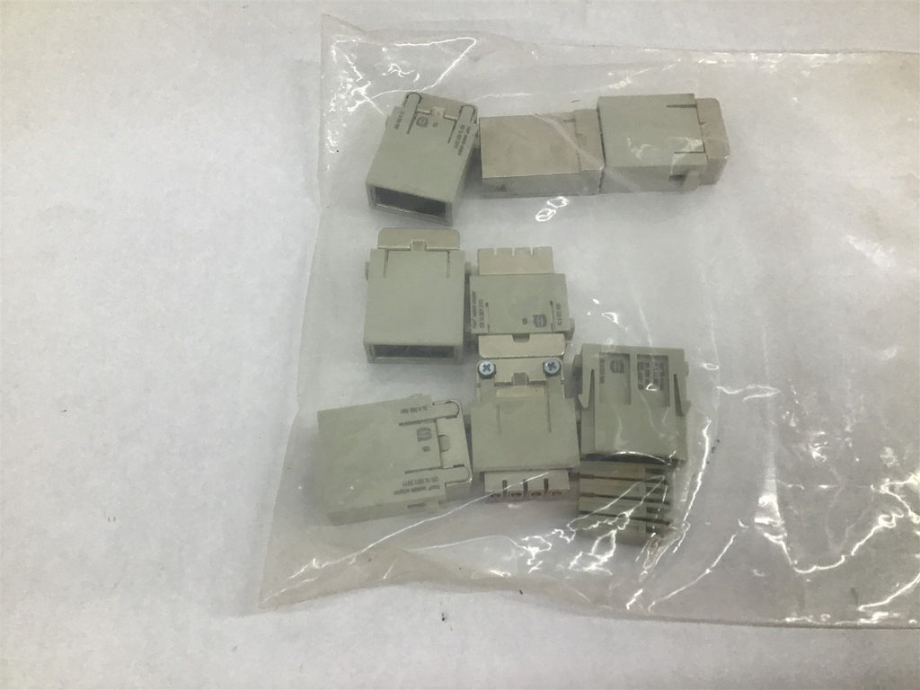 Harting 09 14 012 3001 Rectangular Han Module, Plug 12Way Crimp