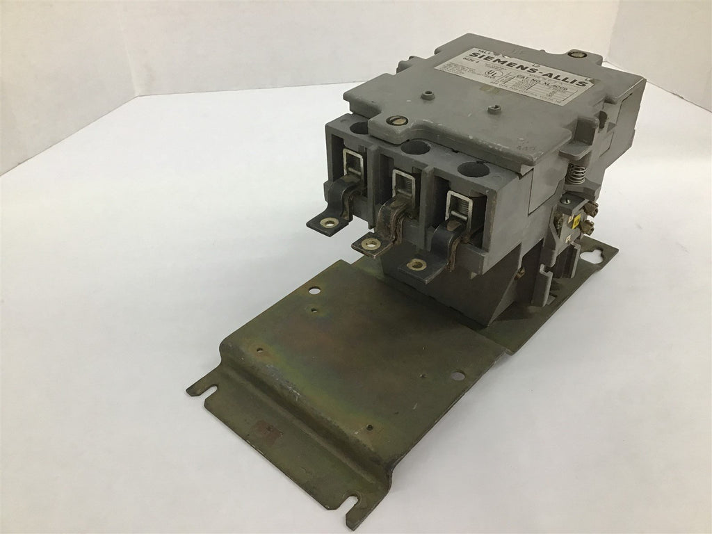 Siemens Allis XL-4CC0 Starter Size 4 460 V 100 HP 3 Phase 115 V 60 Hz Coil