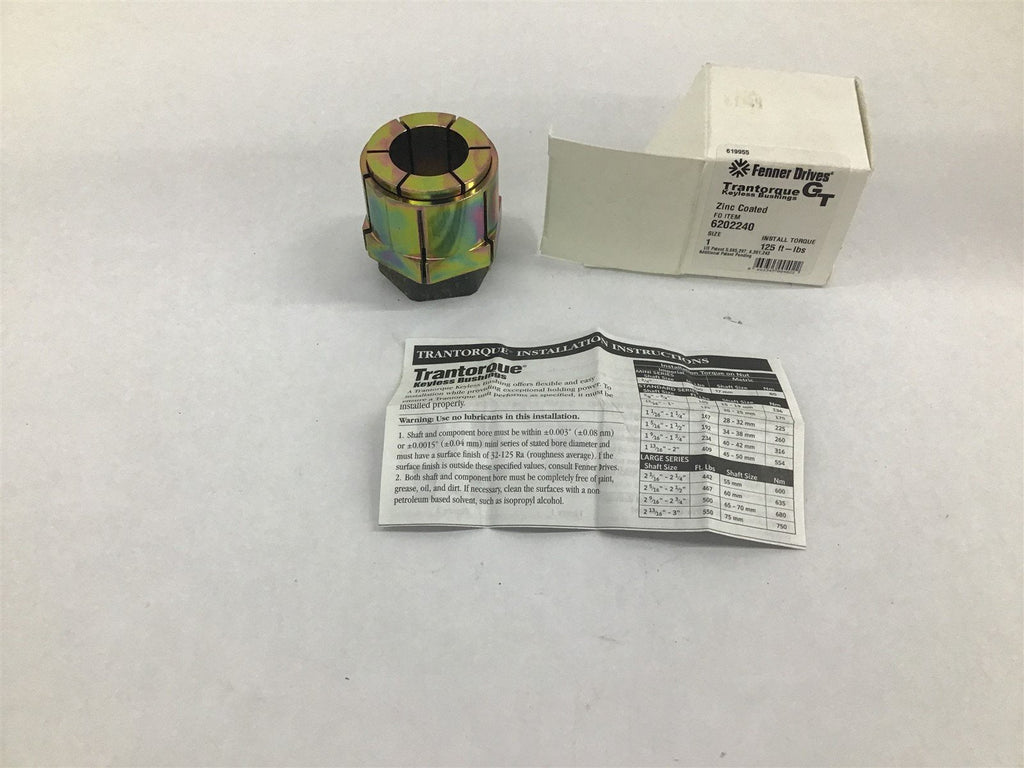 Trantorque Keyless Bushings 6202240 size 1