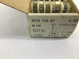 Entrelec 011511607 Terminal Blocks Box Of 30