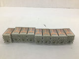 Magnecraft 782XDX2M4L Plug In Relay 120 VAC 50/60 HZ Lot Of 9