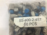Swagelok SS-400-2-4ST Male Elbow 1/4 INCH TUBE OD7/16-20 SAE/MS Lot Of 40