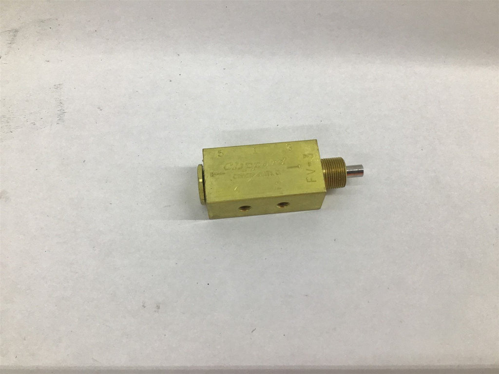 Clippard FV3 3 Way Spool Plunger Valve 10-32 Thread