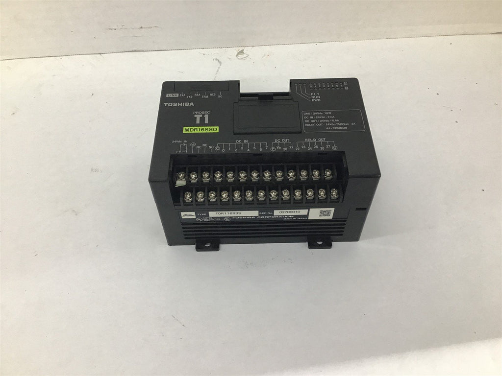 Toshiba PROSEC T1 I/O TDR116S3S Module Controller Line