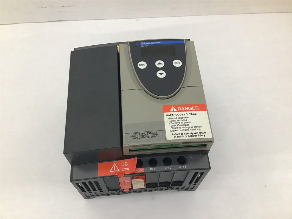 Telemecanique ATV11HU29M2U Altivar 11 1.5Kw -2Hp 200/240V