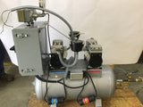 Air Tech SCS-HP200V-2TAN Oil-Less Piston Vacuum Pump 1-60-115V 2.75HP