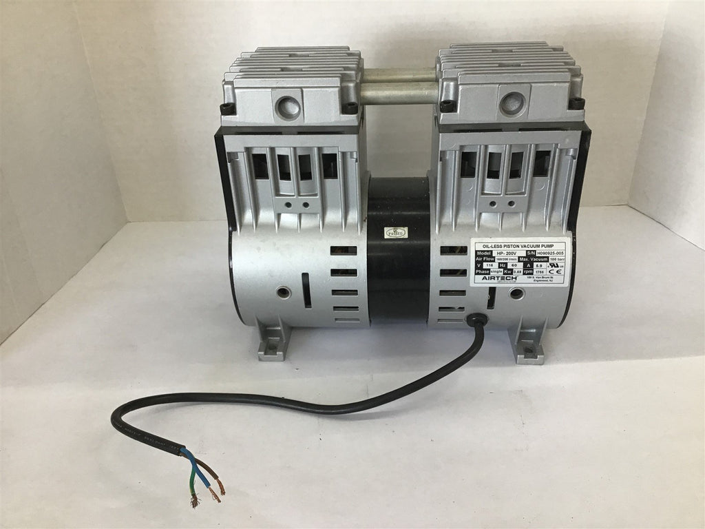 Air Tech Oil Less Piston Vacuum Pump Model HP-200V