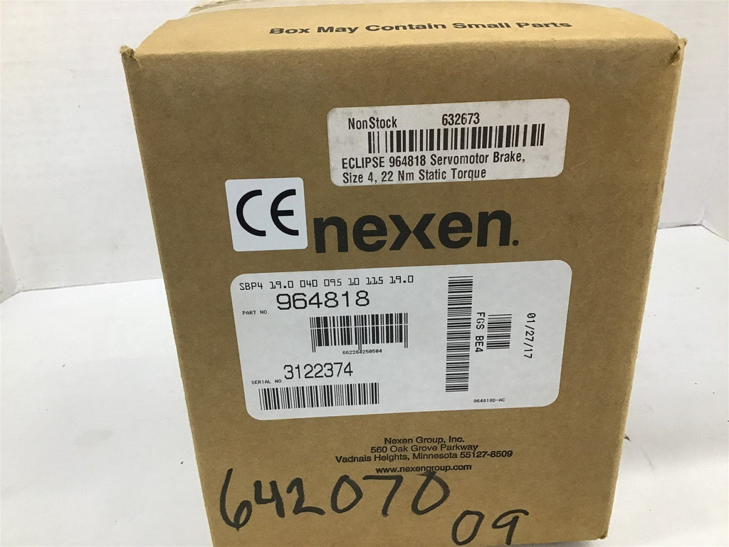 Nexen Eclipse 964818 Servomotor Brake