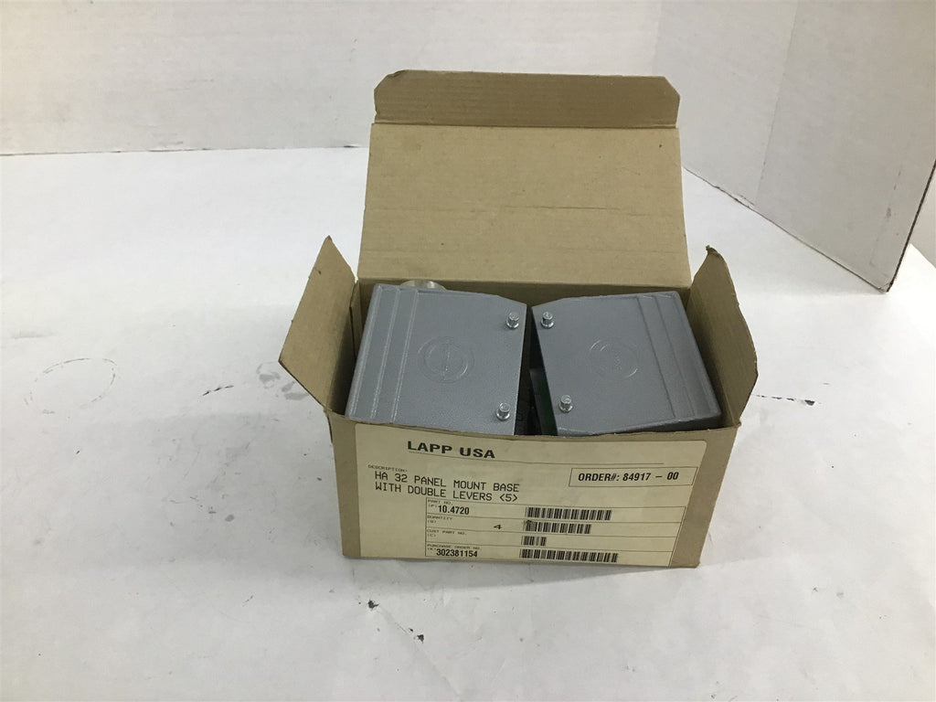 Lapp USA HA Panel Mount Base W/Double Mounts 302381154 Lot of 2