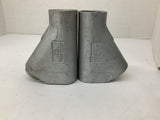 Killark EY-4 Conduit 1-1/4" Lot Of 2