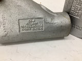 Killark EY-4 Conduit 1-1/4" Lot Of 2