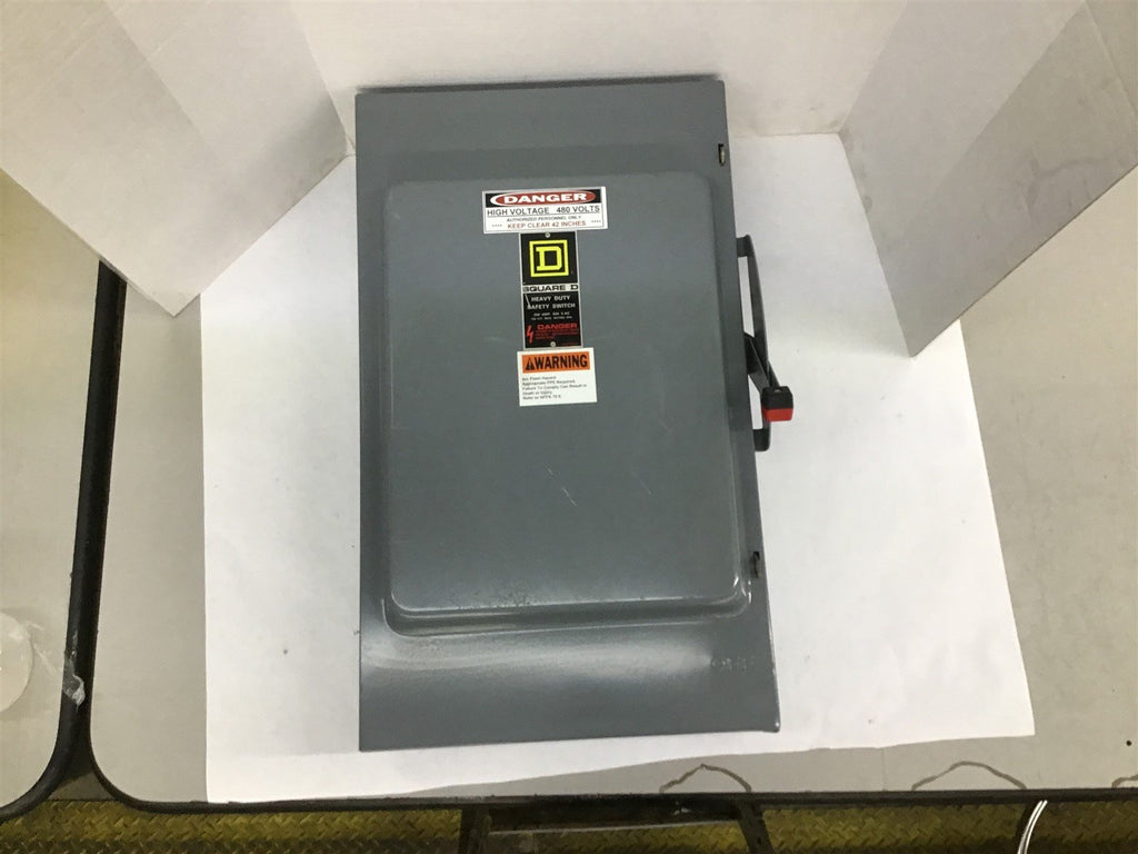 Square D H-364-N 27x16x6 600V 200 A 600 VAC Safety Switch