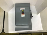 Square D H-364-N 27x16x6 600V 200 A 600 VAC Safety Switch