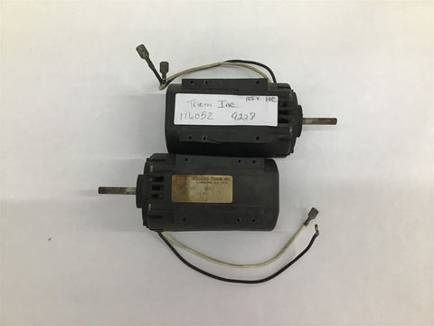 Roger Triem 116052 9042 AC Motor 115V AC Lot Of 2