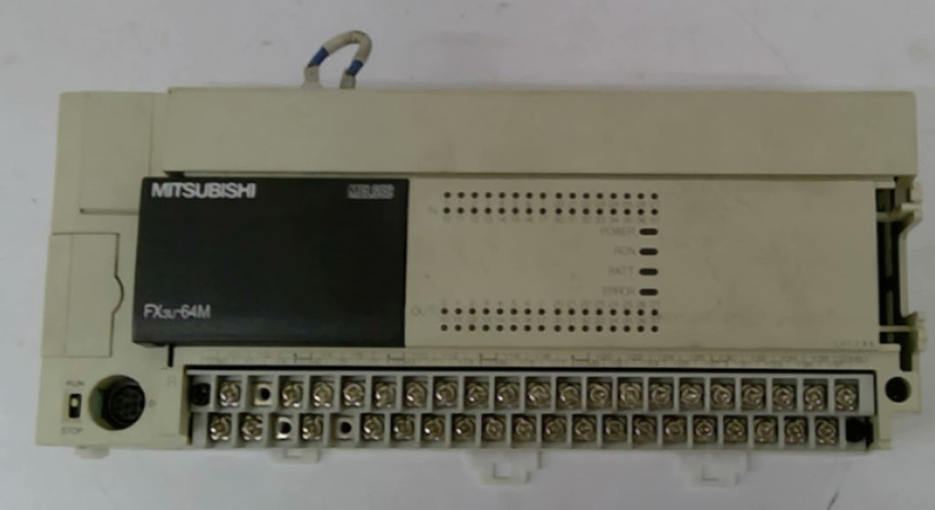 Mitsubishi FX3U64M 100240Vac 50/60Hz PLC BME Bearings and Surplus