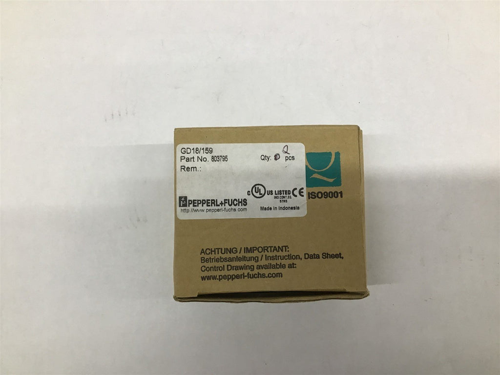 Pepperl+Fuch GD18/159 803795 Sensor