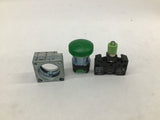 Siemens 3SB36 36-6BB70 Pilot Light Lot Of 2