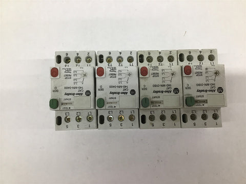 Allen Bradley 140-MN-0250 SER D 115V Lot Of 4