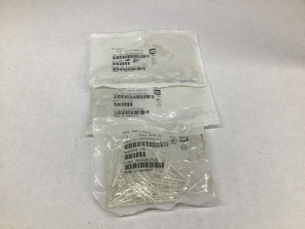 Harting R15 Sti-C 0.5 mm 2 AWG 20 280 Pieces Contact