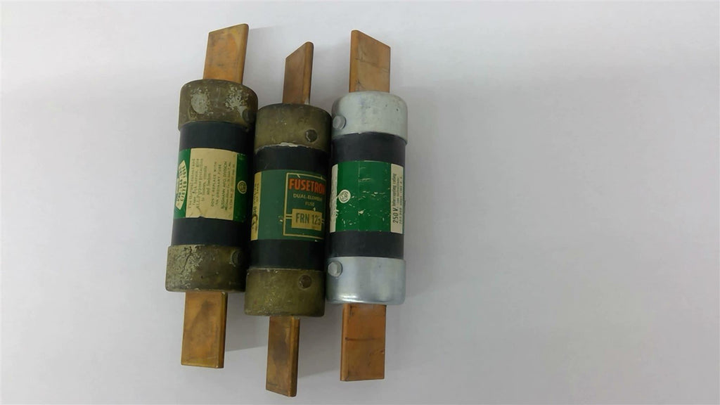 Fusetron FRN 125 Fuse Lot Of 3