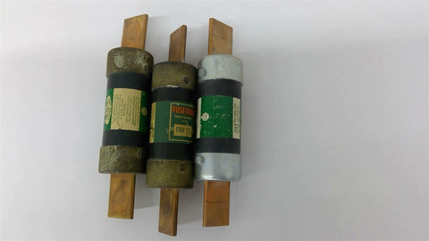 Fusetron FRN 125 Fuse Lot Of 3