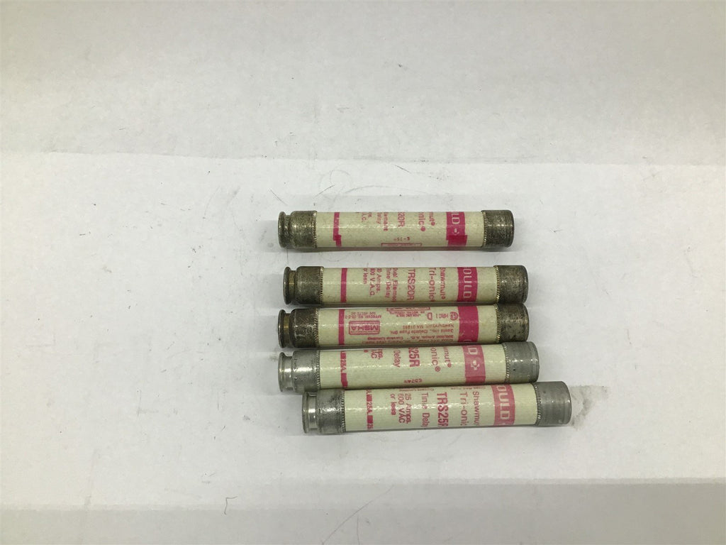 Gould Shawmut Tri-Onic TRS20R Lot Of 5