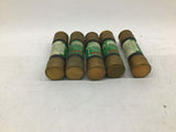 Fusetron Dual-Element Time Delay FRN-R-60 Lot of 5