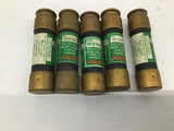 Fusetron Dual-Element Time Delay FRN-R-60 Lot of 5