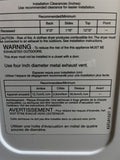 Maytag MLG27PDBWW Double Stack Coin Operated Dryer 27"