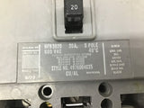 Westinghouse HFB3020 20A 3Pole 600VAC
