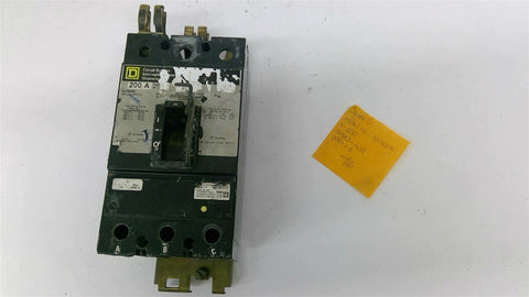 Square D KA36200 200A 600V 3P Circuit Breaker