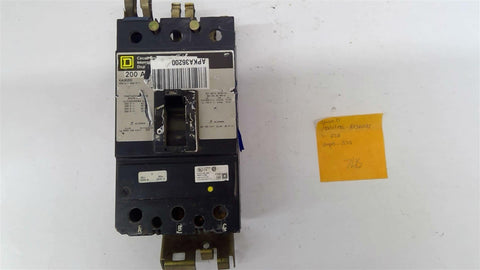 Square D KA36200 200A 600V 3P Circuit Breaker