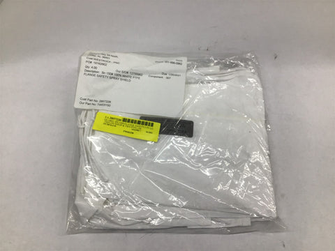 Advance Products & Systems White PTFE Safety Shield Lot of 7