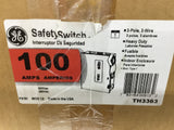 General Electric Safety Switch 100A 3 pole Heavy Duty Indoor Enclosure TH3363